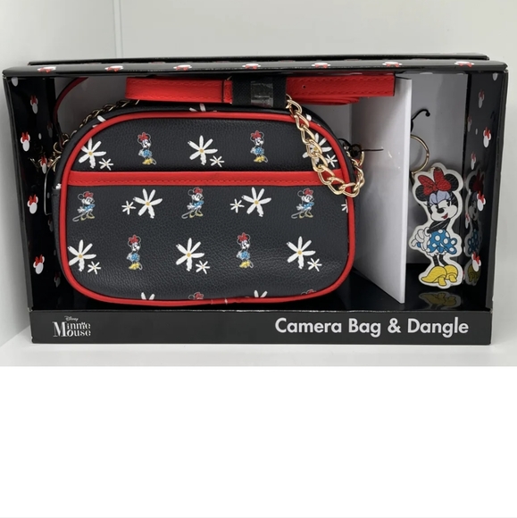 Disney Minnie Mouse Camera bag and Dangle gift set New In Box - Picture 1 of 8